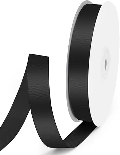 Miniatura 45 de Cinta de satén de 5/8" x 100 yardas - Cinta de seda naranja otoñal con carrete - Ideal para envolver regalos, ramos florales, manualidades