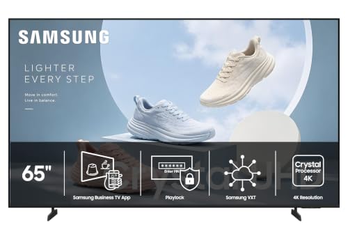 Image of Samsung 65 inch BEHX-H Business Pro TV 4K, Playlock, for Commercial Content