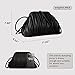Clutch Purse and Cloud Dumpling Bag,Small Crossbody Bags for Women,Trendy Ruched Shoulder Handbags,Soft PU Leather