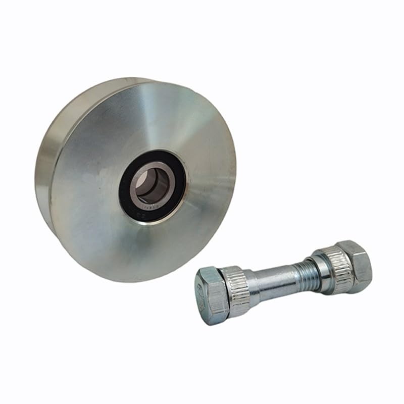 Roue simple gorge V - Haute charge - 140 mm