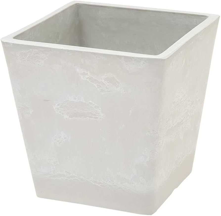 Amazon | リッチェル(Richell) ボタニー スクエアポット 12型 ホワイト