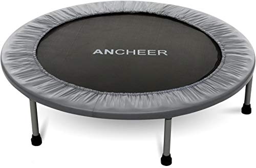 ANCHEER Mini Fitness Trampoline for Adults and Kids, Max Load 220lbs Rebounder Trampoline