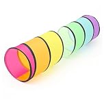 CROWNSHOP Play Tunnel Play Tents for Kids Pop Up Play Tent with Tunnel Kids Play Tent Ball Pit with Zipper Storage Bag for Birthday Gift for Boys Girls Babies Toddlers