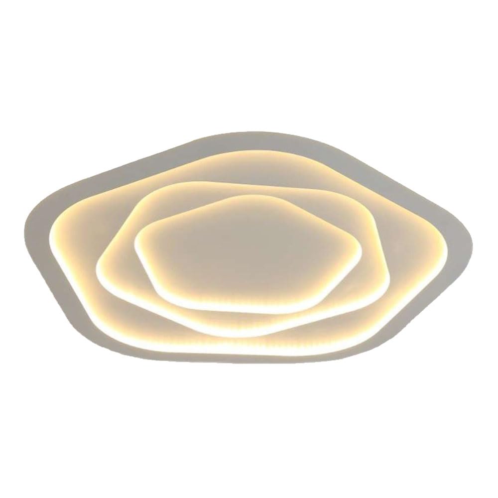 Creative Rose-Shaped Ceiling Light Minimalist Modern Room Ceiling Lamp Nordic Warm Romantic Lighting Fixtures Three-Color Dimming Embedded Lighting Fixture For Lounge Hallway Home Office Porch KNBVFHG