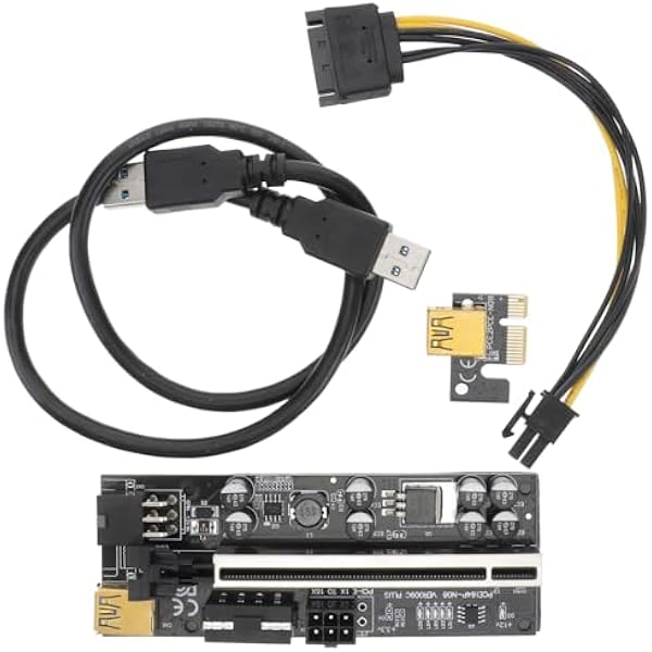 BESTonZON 1zestaw Pci-e Adapter Card Pin Do Wydajny Riser Do Karty Graficznej Łatwy Instalacji Stabilne Cechy Wysoka Wydajność