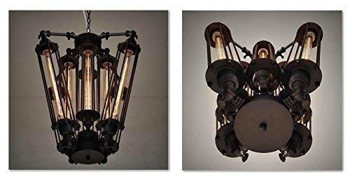 Chandeliers SCH Pendant Lights Black Industrial LOFT Steampunk Steel Ceiling Light Industrial Decorative Light With 8 lights steampunk buy now online Chandeliers SCH Pendant Lights Black Industrial LOFT Steampunk Steel Ceiling Light Industrial Decorative Light With 8 lights steampunk buy now online
