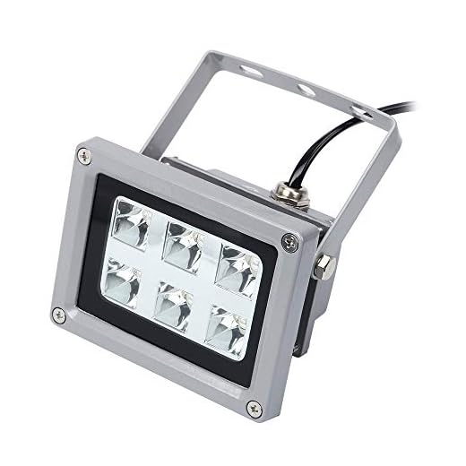 Aibecy - Lámpara de secado de luz UV para impresoras SLA/DLP, resina sensible a la luz, 6 unidades, 405 nm, luces LED UV con 60 W de potencia