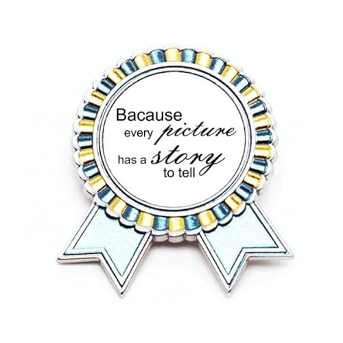 Broche Art Déco médaille de vainqueur en métal de haute qualité