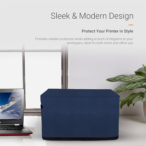 Image of Cranique Fabric Dust Proof Printer Cover for HP Smart Tank All-in-One 580 / 581 / 585 (Blue)