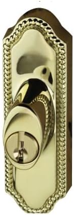 Andersen Window - Frenchwood Gliding Door - Keyed Lock - LH - Bright Brass