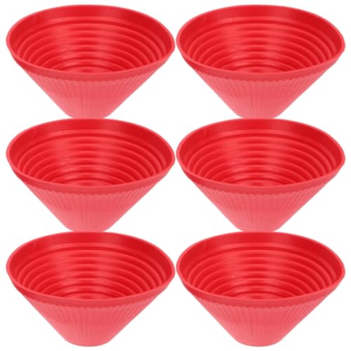BUTIFULSIC Pinzas y Diseño Antideslizante para Cocina y Restaurante de Goma para Abrir Frascos 6 Piezas Aislamiento Térmico