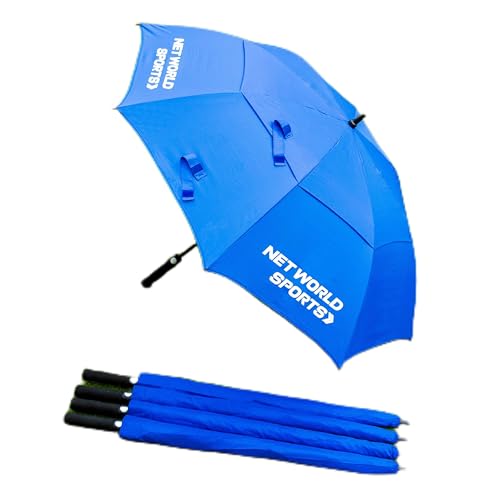 Parapluie de golf FORZA double canopée idéal pour rester au sec lors des parcours pluvieux