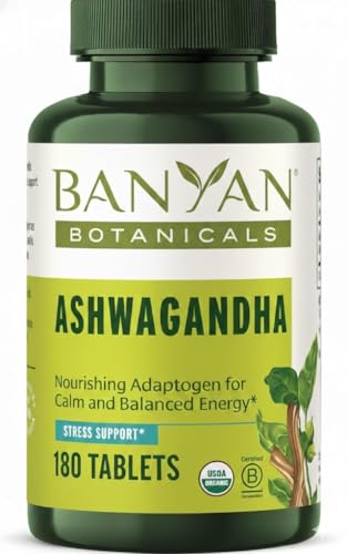 Ashwagandha Tablets - Organic Root, Banyan Botanicals