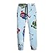 Produktbild Eislauf-Hockey-Athleten-Helm, Schläger, Jogger, 3D-Druck, Unisex Sweatpants Novely Hose Running Sport Gym Pants Gr. 31-35, weiß