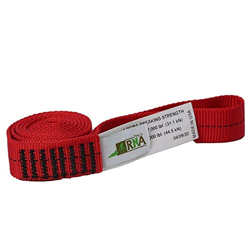 RNA Rock-N-Arbor Nylon Loop Runners - Ultra-Strong 7000 lbf Slings, 1-Inch Tubular Webbing Arborist Equipment, Professional Rigging Gear