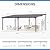 Jolydale Gazebo for Patio 12' x 20', Gazebo Pergola with Sloped Roof, Large Wall-Mounted Heavy Duty Awnings, for Backyard, Deck, Patio