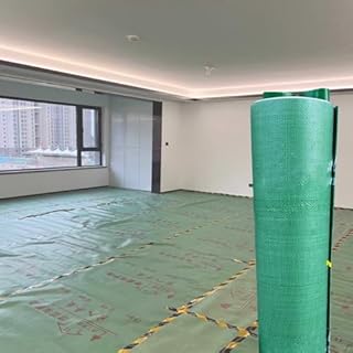 Lumivex Temporary Floor Protection,Temporary Surface Protection Film For Hardwood, Tile and Carpet, Commercial Paint Floor Protector(1.6mm/0.06in,900sq(w3.9XL246'))