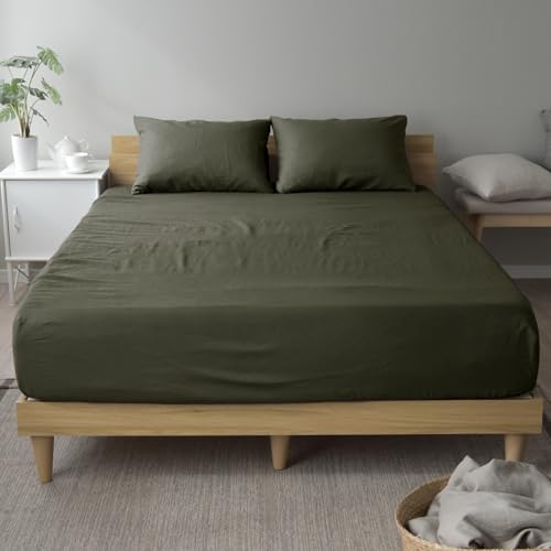 Sleep Tailor ���{�� �Ȗ� �{�b�N�X�V�[�c �_�u�� �􂢂��炵 ���l�� �R�b�g�� ���[�i�u�����h (�u�����Y�O���[��, �_�u�� �}�`40cm 140x200x40cm)