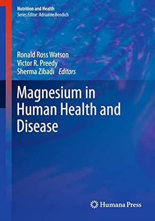 Magnesium in Human Health and Disease 2013th Edition book cover