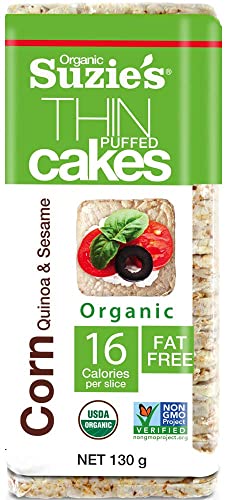 Thin Cakes Organic Corn, Quinoa & Sesame Case Of 6 #TOP4