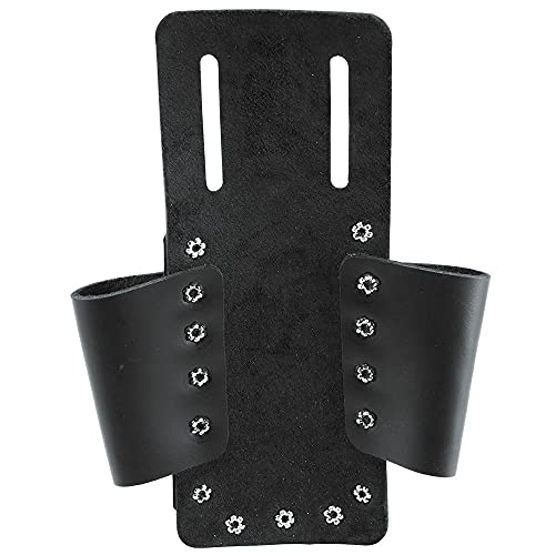 Klein Tools 5119 Tool Pouch, Multi Tool Holder with 4 Pockets and Knife Holder is Great for Electrician Gifts