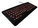 iMBAPrice Large Font Print USB LED Backlit Keyboard, Orange and Blue (IMBA-LOB-BKB)