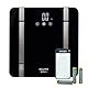 Salter SA00432FEU6 Bluetooth Badezimmerwaage, Körpergewichtswaage mit max. Kapazität 200 kg, Waage mit 8-Benutzer-Speicher, verbinden per Salter Health App um Gesundheit und Fitness zu verfolgen