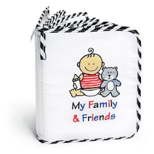 Image of Baby's First Photo Album - My First Family Photo Album for Baby - Soft Fabric, Baby Safe, Easy to Clean, Holds 15 Photos, Personalize with Your Favorite Pictures, No Hard Edges