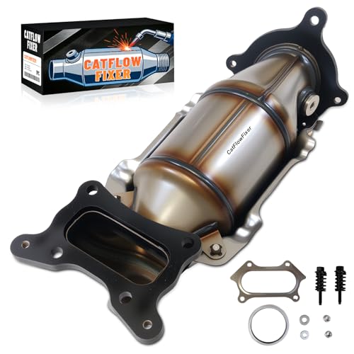 CatFlowFixer Front Catalytic Converter Compatible with 2008 2009 2010 2011 2012 Honda Accord, 2009-2014 TSX L4 2.4L Catalytic Convertor EPA Compliant 16590