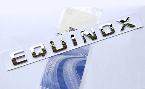 Yoaoo 1X Oem Chrome Equinox Nameplate 3D Logo Letters Emblem Badge Glossy Replacement For Equinox 23299758 #TOP7