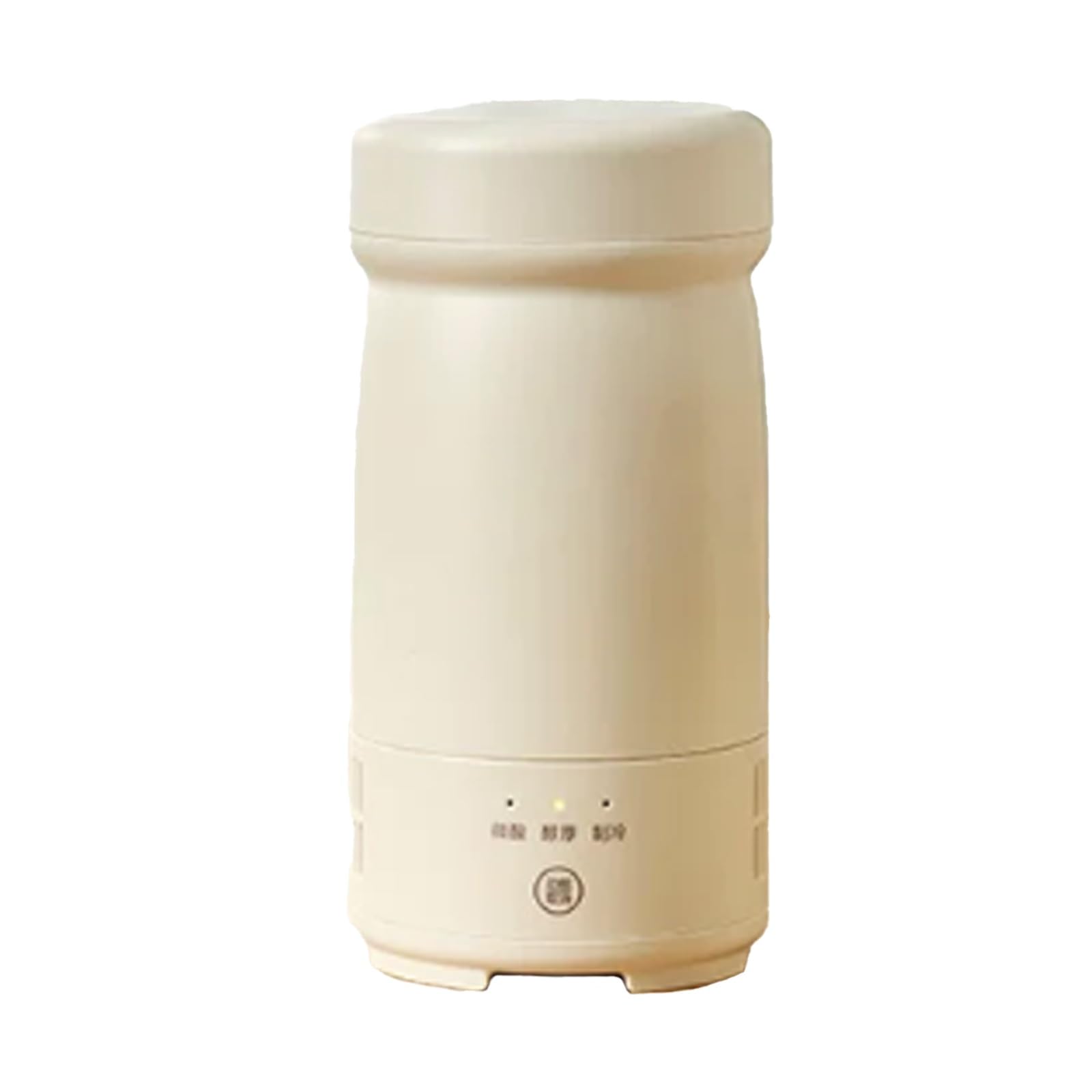 Yogurtiera, Monodose portatile con funzione di raffreddamento, facile da pulire, for uso domestico/esterno(White)