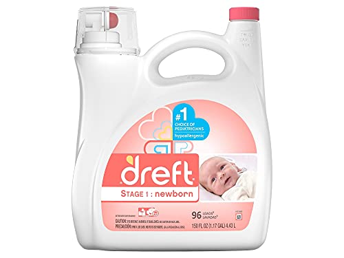 Image of Dreft Stage 1: Newborn Liquid Laundry Detergent (HE), 150 oz, 96 loads