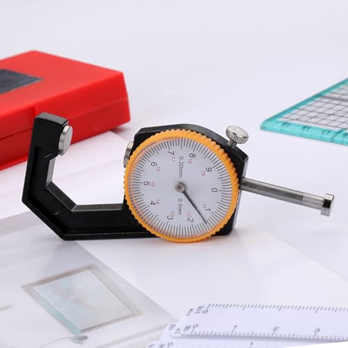Calibradores de espesor 0-20mm para joyeros y técnicos para medición de cuero y tela con precisión de 0.1mm para medición automotriz miniatura 4
