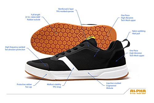 OLLO Alpha Parkour Shoes - Freerunning, Ninja and Obstacle Training, High Grip, Flexible, Comfort, Ultra Traction2