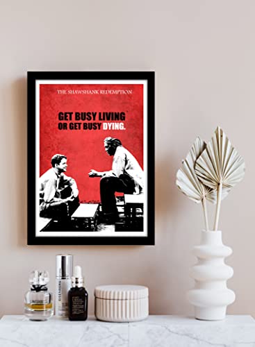 Image of Good Hope Shawshank Redemption movie poster Frame For Room & Office 10 X 13 inch motivational quote wall art inspirational for bedroom living Room Hostel study room classic movie decor