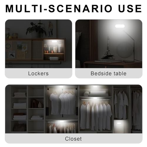 Luces LED portátiles inalámbricas para auto 4 piezas miniatura 6