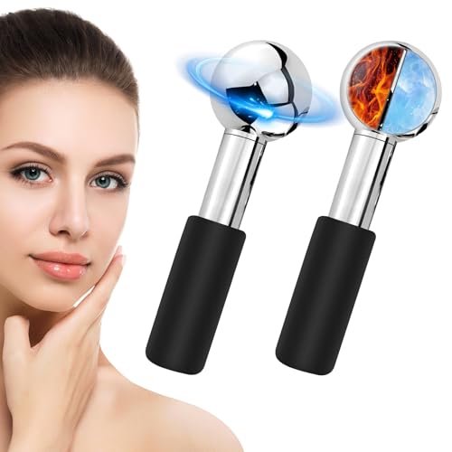 CGBE 360 Rotating Ice Globes For Face, Food-Grade Stainless Steel...