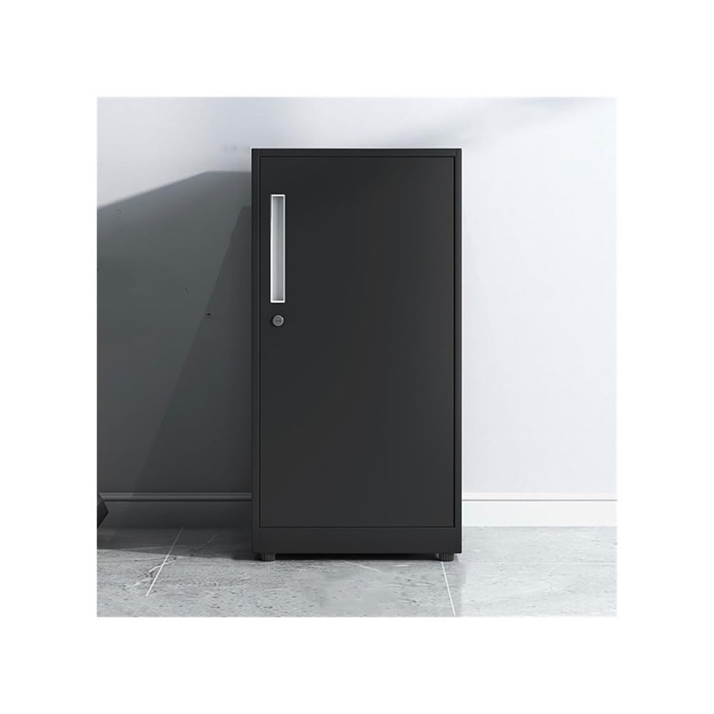 Aioneer Black File Cabinet 85Cm Height Office Storage Cabinet Steel Large Capacity File Cabinet Home Storage Cabinet Filing Cabinet