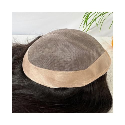 Complément capillaire homme calvitie solution invisible postiche filet mono 15x20cm - 6