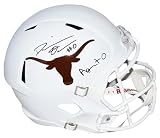 Demarvion Overshown Signed Texas Longhorns Full Size Speed Helmet W/Agent 0 - Autographed College Helmets