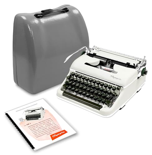 Glossy-White 1956 Olympia SM3 De Luxe