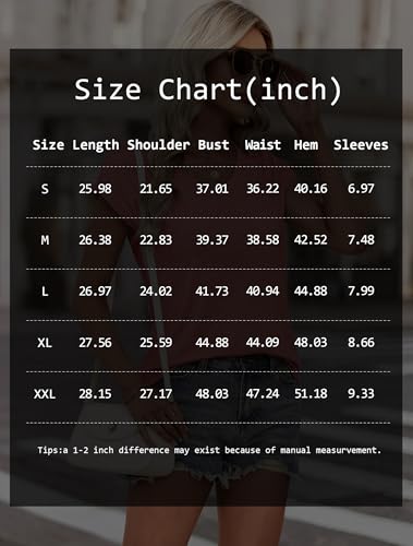 ATHMILE Womens Summer Tops V Neck Cap Sleeve Tshirts Casual Cute T Shirts Fashion Clothes Vintage Basics Tee - Image 7
