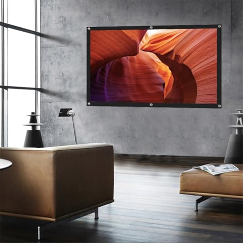 Pantalla manual portátil plegable para proyector 250in 16:9 miniatura 3