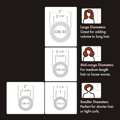 Olivia Garden Ceramic + Ion Speed XL Extra Long Barrel Hair Brush Set