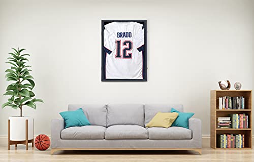image for KCRasan Jersey Display Frame Case - Large Lockable Frames Shadow Box w