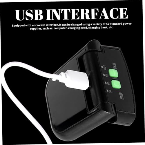 Luces de sombrero recargables USB linterna clip de detección impermeable para pesca 3