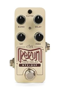 Canyon Delay & Looper tape delay algorithm Blend control to configure wet/dry mix Flutter mode that switches the level of tape modulation in 3 steps