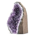 EMPORION Large Natural Amethyst Cluster (10–12.5 lb) – Raw Amethyst Geode from Uruguay for Home Decor – Deep Purple