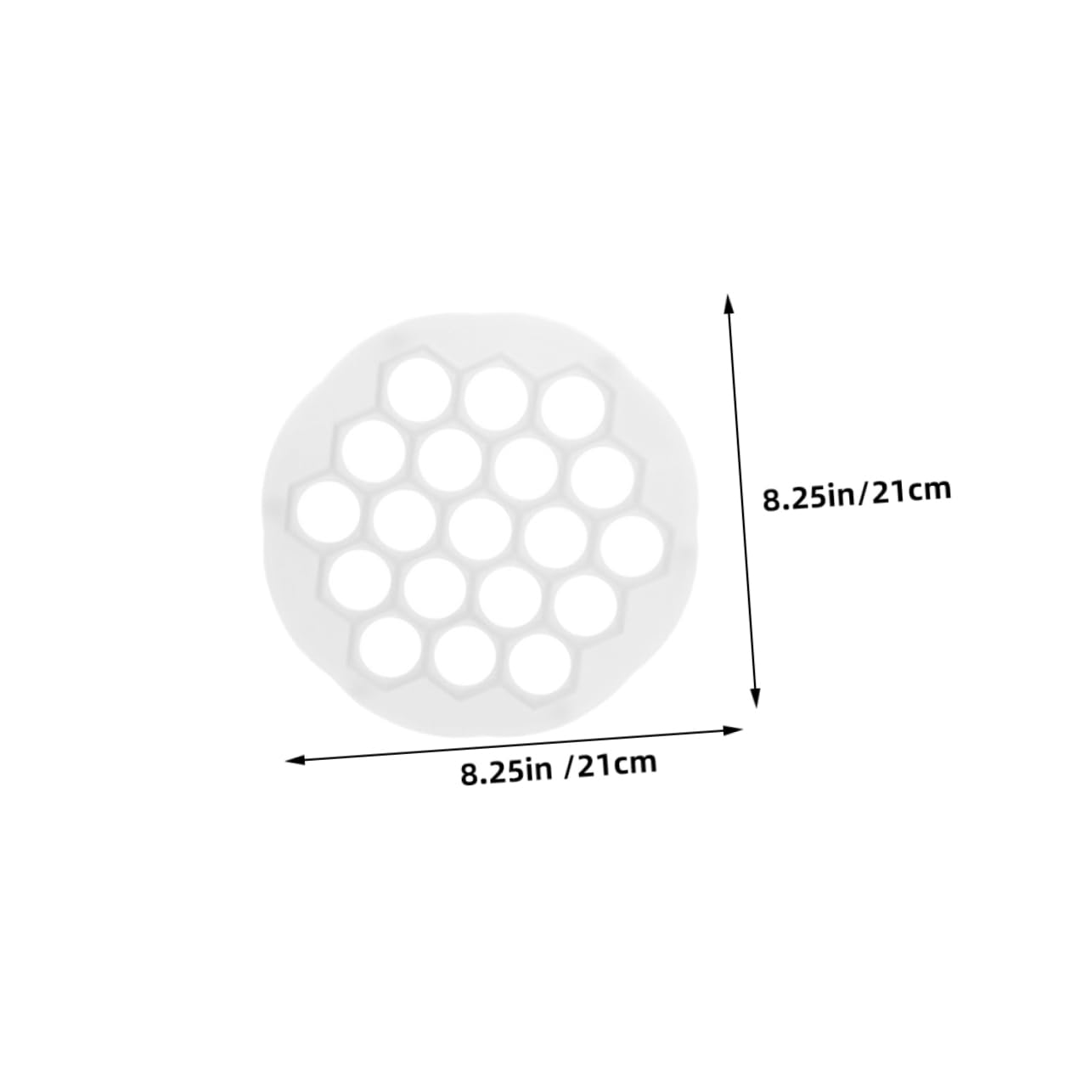 PRETYZOOM Russian Dumpling 19 Hole Dumpling Maker Easy to Clean for Housewarming