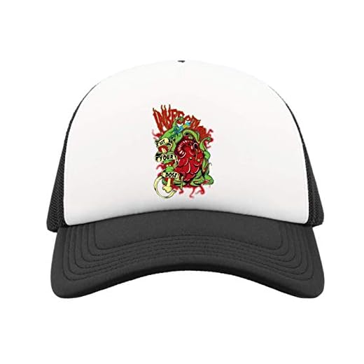 Get Your Dose Zombie Heart Graphic Gorra de Camionero de Media Malla Gorra de béisbol Snapback One Size